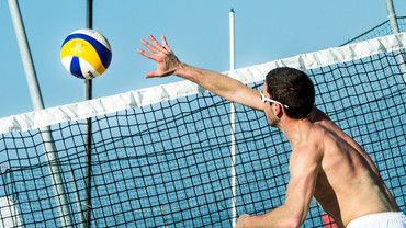 Beachvolleyball macht fit