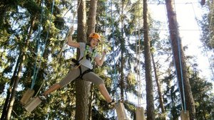 Klettern im Hochseilpark Klettern im Hochseilpark