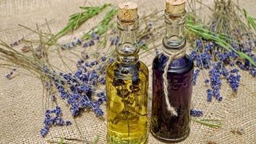 Einschlafen mit Hilfe von Lavendel